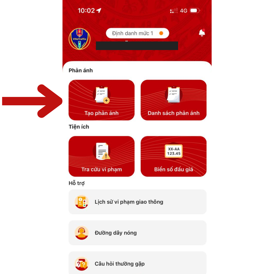 Cách phản ánh vi phạm giao thông trên ứng dụng VNeTraffic- Ảnh 5.