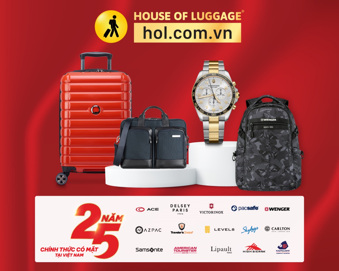 House Of Luggage tung ưu đãi mừng 25 năm chính thức đưa các thương hiệu vali quốc tế đến Việt Nam- Ảnh 1.