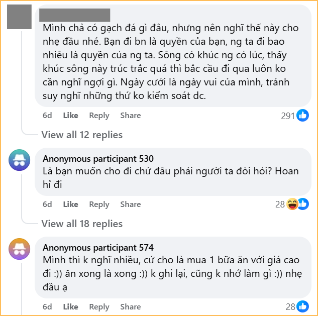 7 năm trước mừng cưới bạn 500k, giờ nhận lại phong bì 300k không biết phải làm sao cho đúng- Ảnh 2.