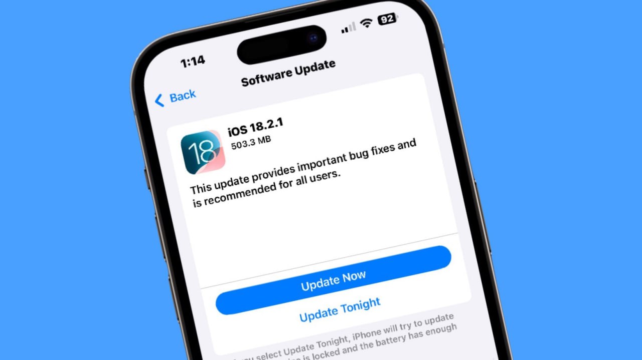 Apple chính thức ra mắt iOS 18.2.1 sửa nhiều lỗi, người dùng nên nâng cấp ngay!- Ảnh 1.