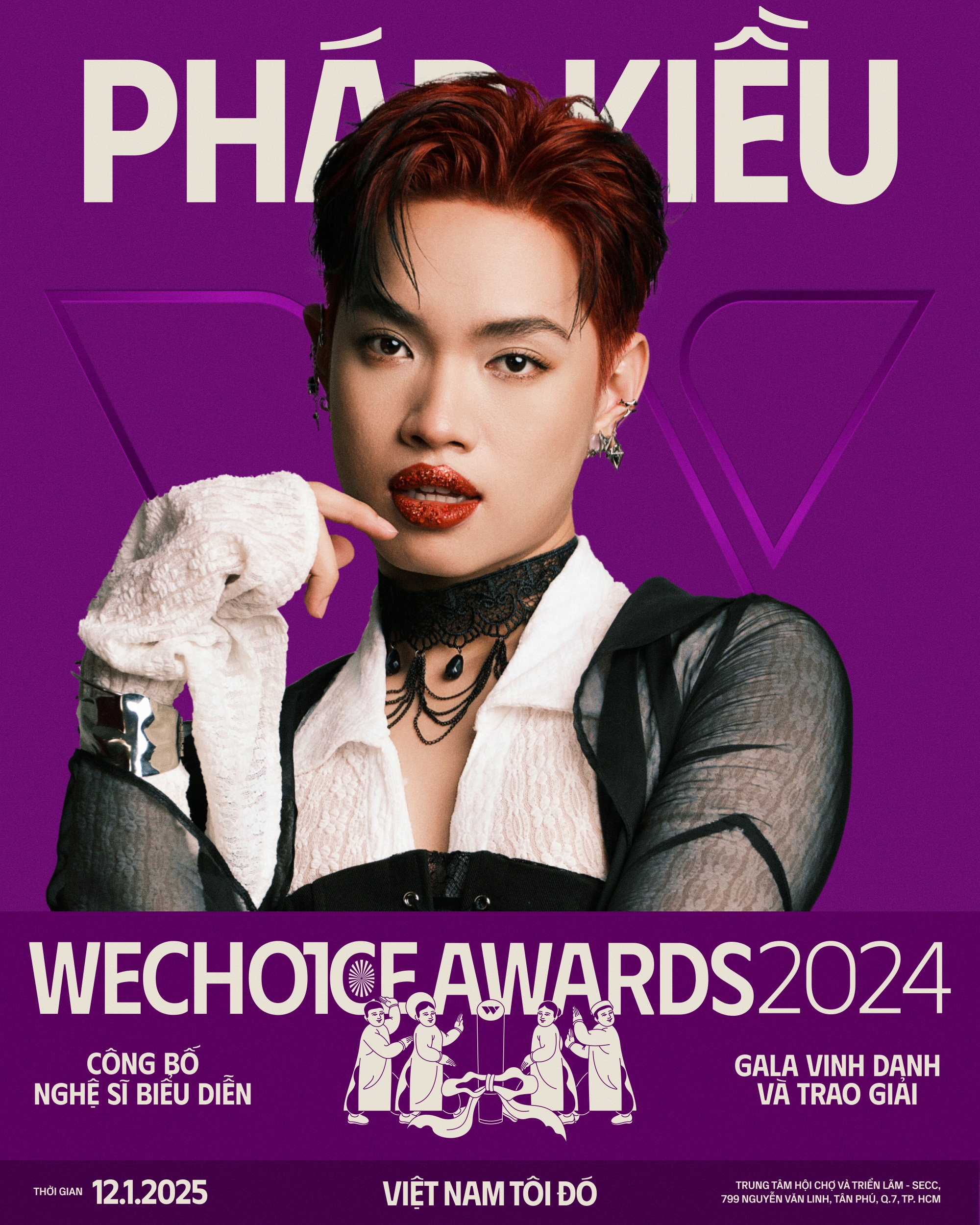 Công bố thêm 8 nghệ sĩ trình diễn tại Gala WeChoice 2024: “Bộ 3 slay” tlinh, Pháo, Pháp Kiều cùng dàn rapper siêu ngầu đổ bộ!- Ảnh 4.