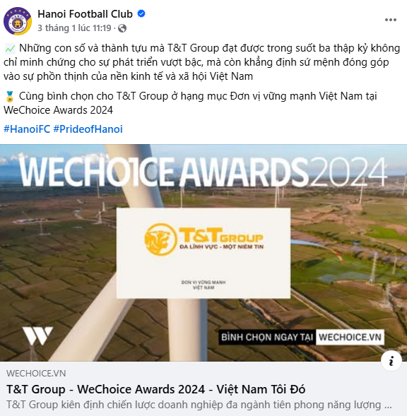 Loạt doanh nghiệp gia nhập đường đua nghẹt thở tại WeChoice Awards 2024: Vingroup, Viettel kêu gọi nhân viên đồng lòng làm 1 việc, Techcombank được cộng đồng fan hùng hậu ủng hộ- Ảnh 6.