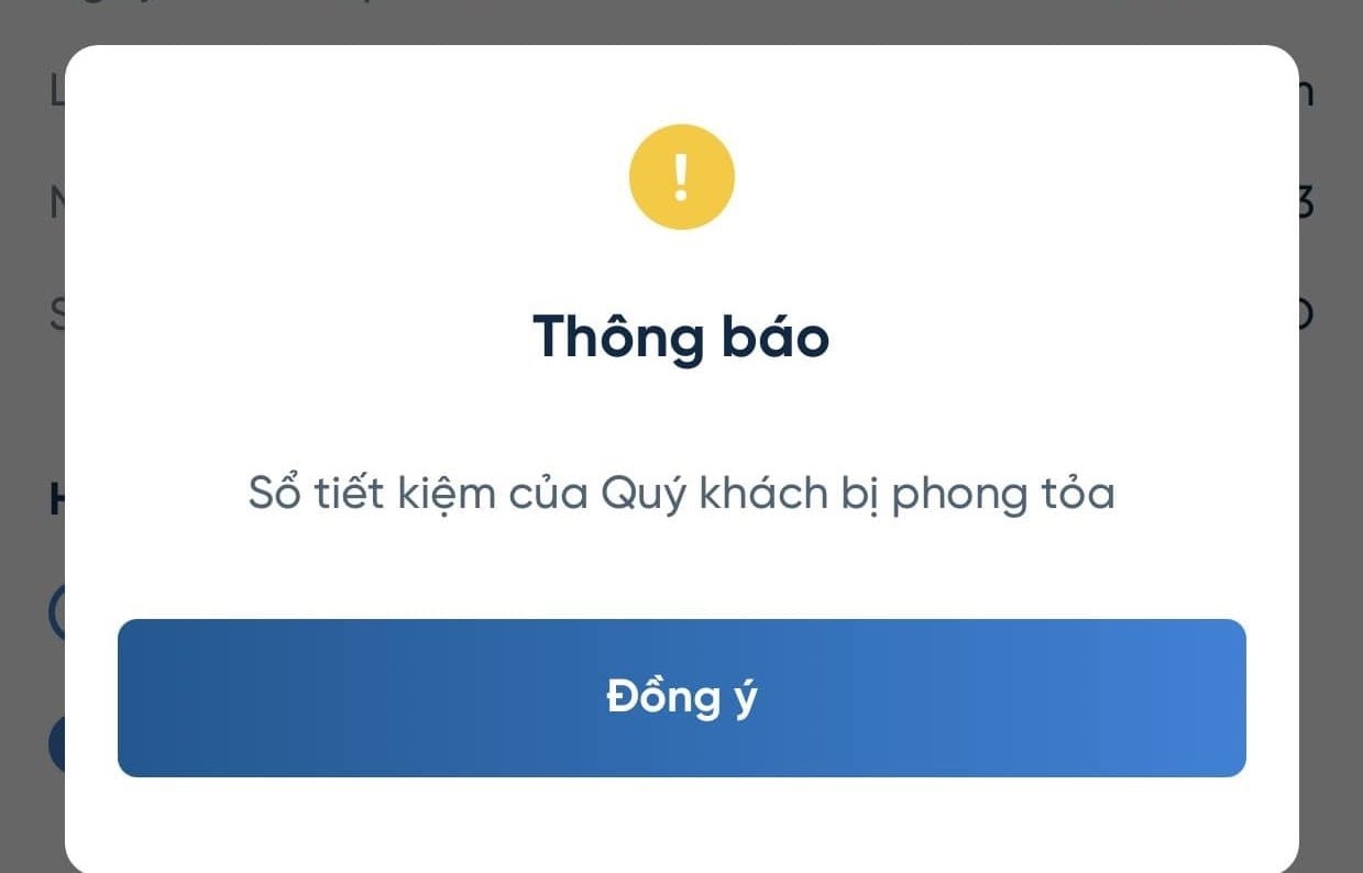 Sổ tiết kiệm có thể bị phong tỏa trong những trường hợp sau- Ảnh 1.