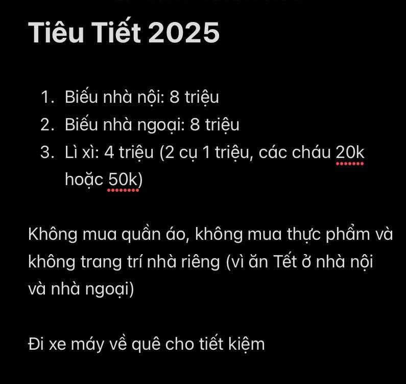 Choáng với những bức ảnh chụp tiền tiêu Tết, có nhà chi đúng 3 khoản, người thưởng 50 triệu vẫn không dư đồng nào- Ảnh 3.