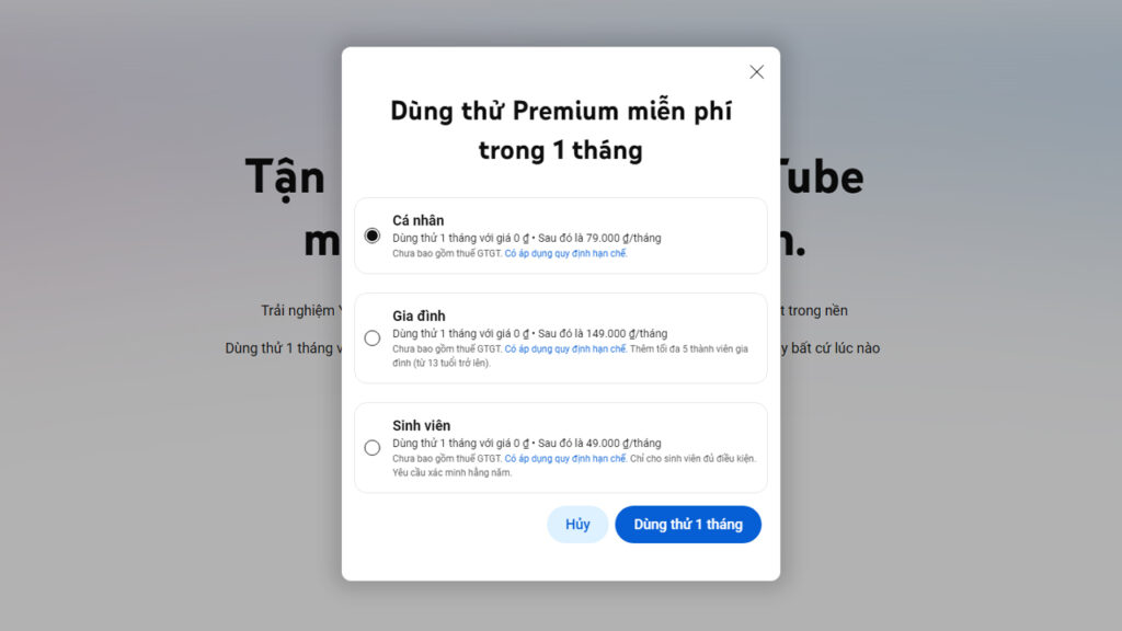 Tạm biệt quảng cáo, YouTube Premium siêu rẻ chỉ từ 25.000Đ/tháng: Đây 3 cách đăng ký chính chủ ngay tại Việt Nam- Ảnh 2.