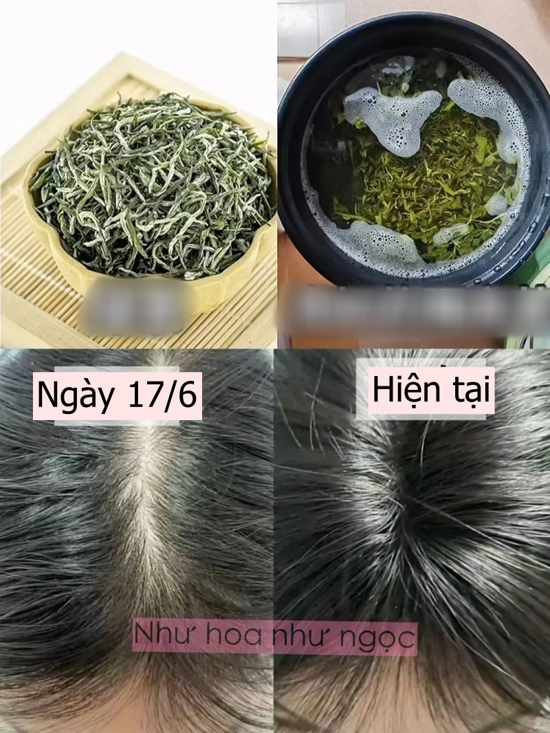 Thay vì hấp phục hồi ở tiệm, tôi ngâm tóc bằng trà xanh và không nghĩ mái tóc "khởi sắc" nhanh đến như vậy!- Ảnh 4.