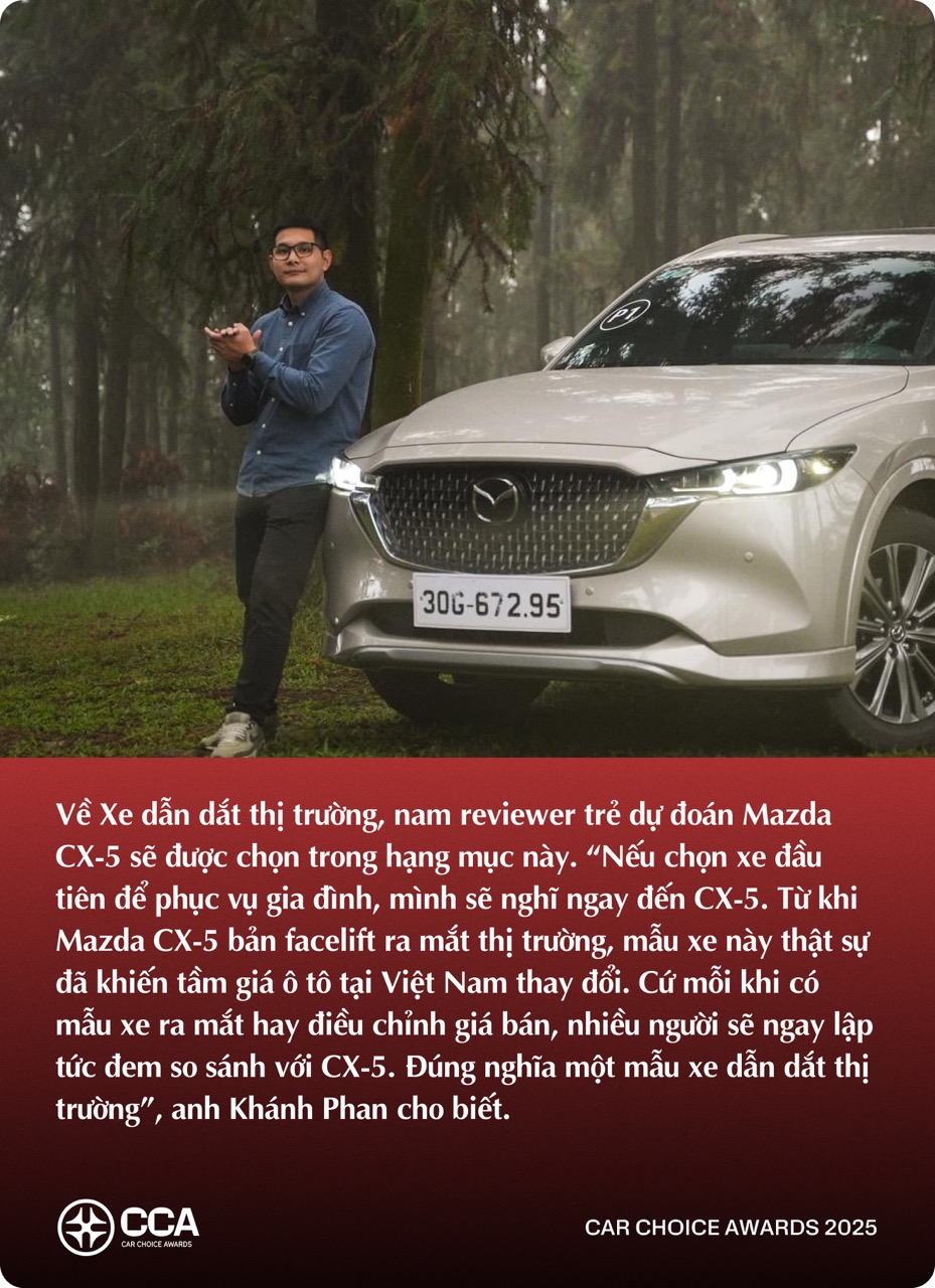 KOL trẻ ngành xe dự đoán xe thắng giải Car Choice Awards 2025: Có lựa chọn không theo số đông- Ảnh 8.