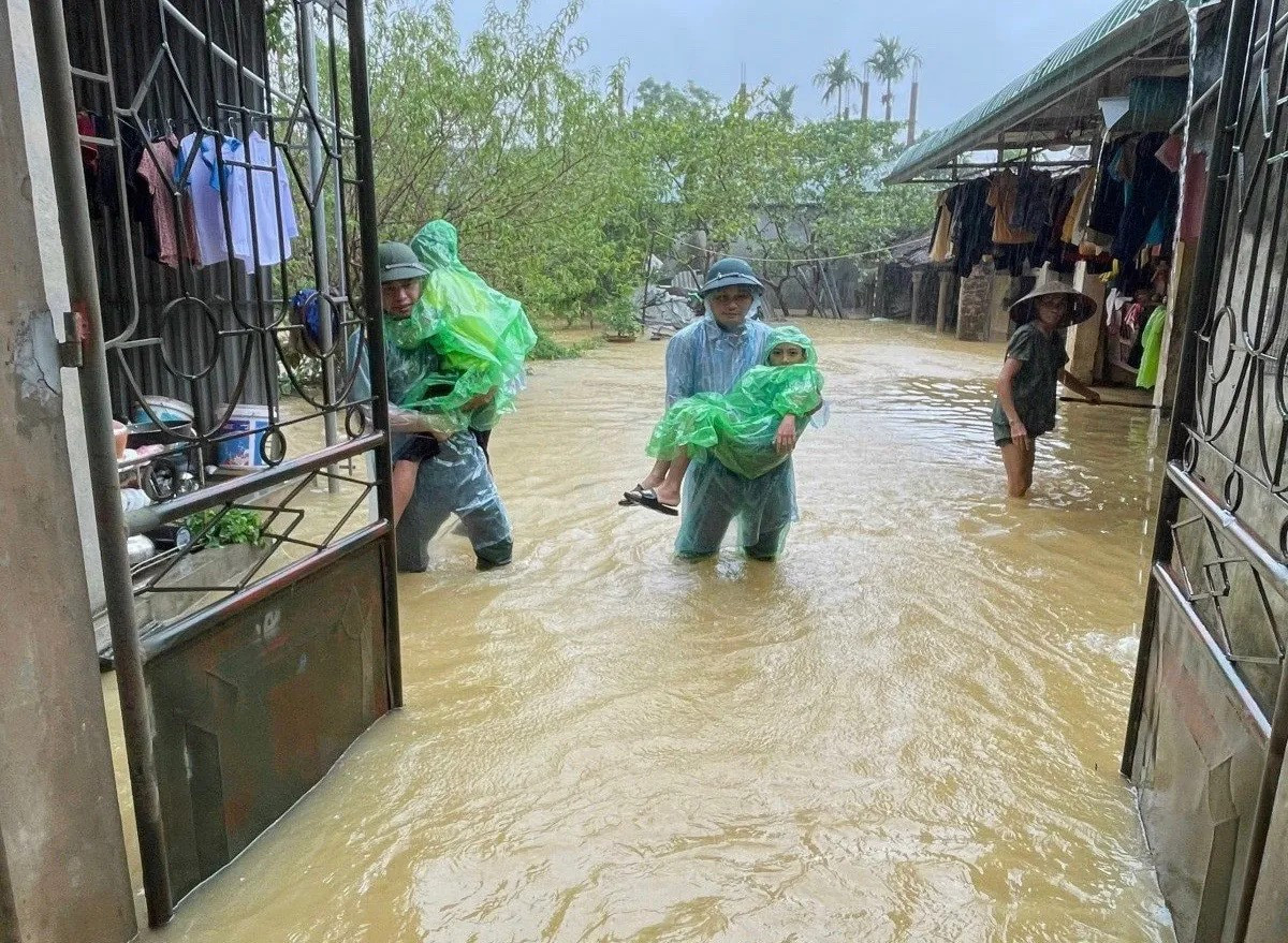 Hà Nội: Báo động lũ cấp 3 sông Bùi, mực nước tiếp tục dâng- Ảnh 1.