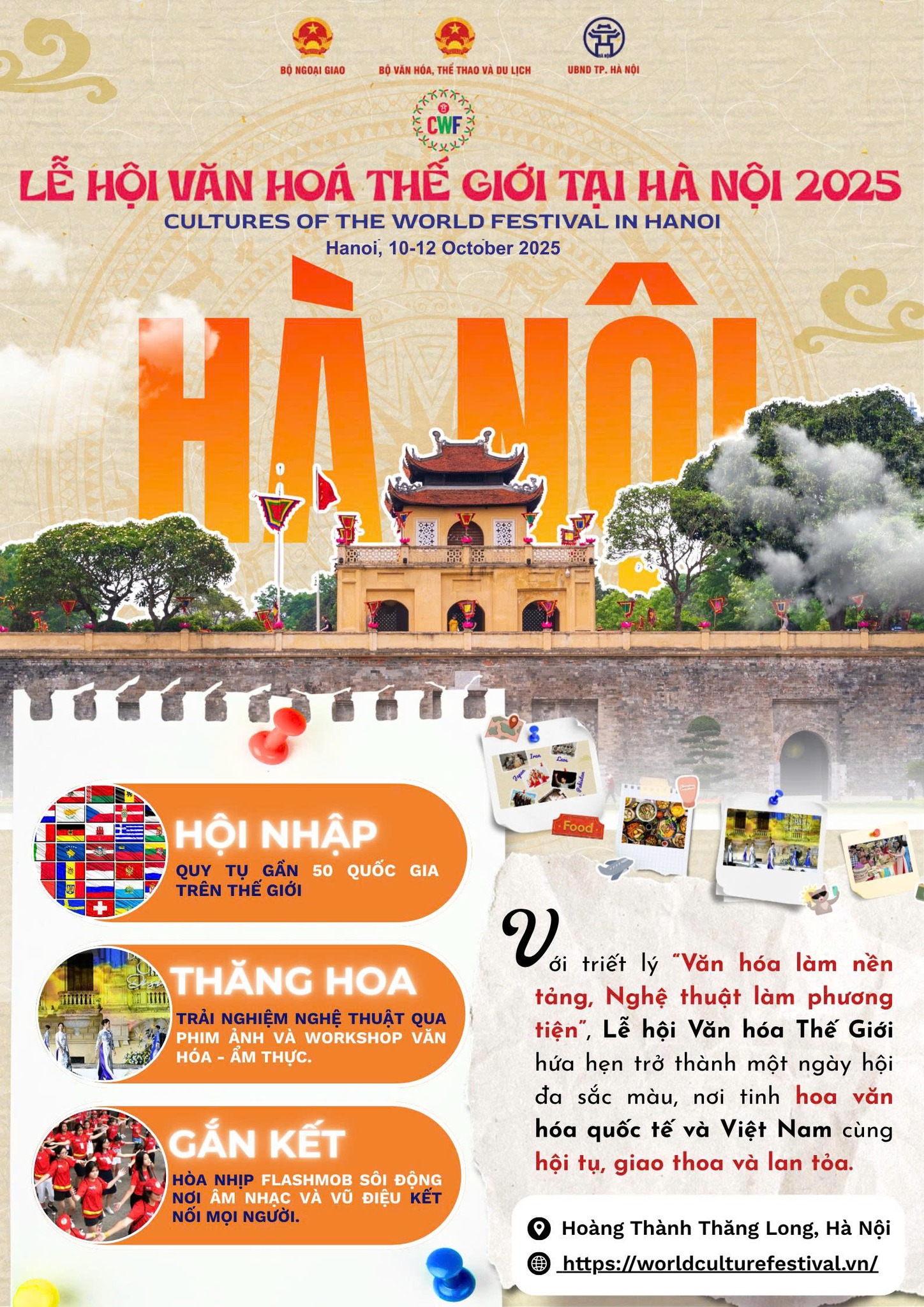 Lễ hội Văn hoá Thế giới 2025 tại Hà Nội: Kết nối năm châu, hướng về vùng lũ- Ảnh 4.