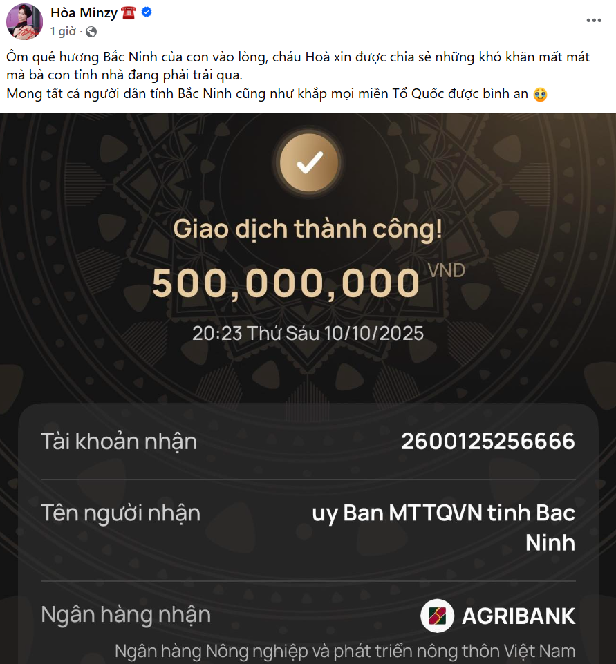 Động thái mới nhất của Hòa Minzy: Hơn 3000 nghìn người ngưỡng mộ "lại nữa rồi"- Ảnh 1.