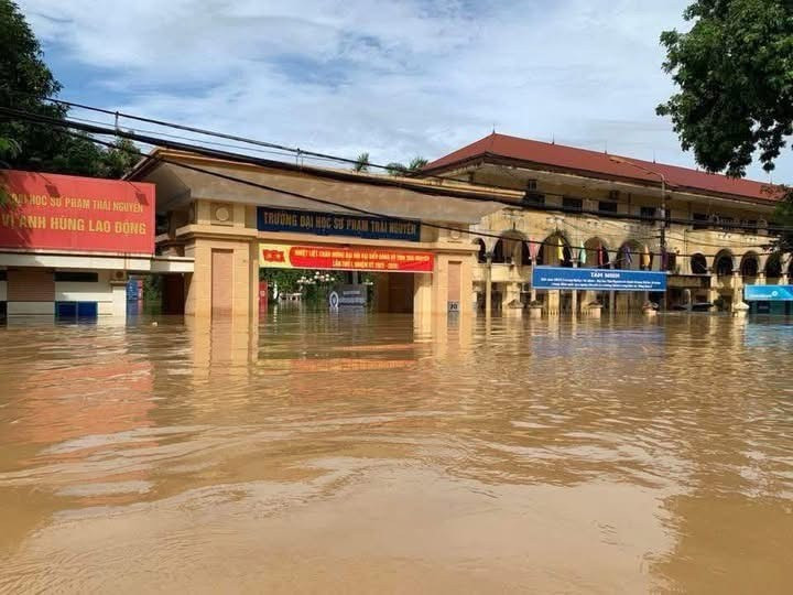 Sinh viên "tố" nhân viên căng tin cấm cản đoàn từ thiện giữa mưa lũ: Nhà trường nói sẽ đối thoại- Ảnh 2.