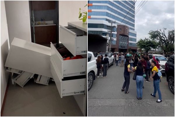 Video: Động đất mạnh 7,4 độ ở Philippines rung chuyển mọi thứ, người dân hoảng loạn bỏ chạy- Ảnh 1.