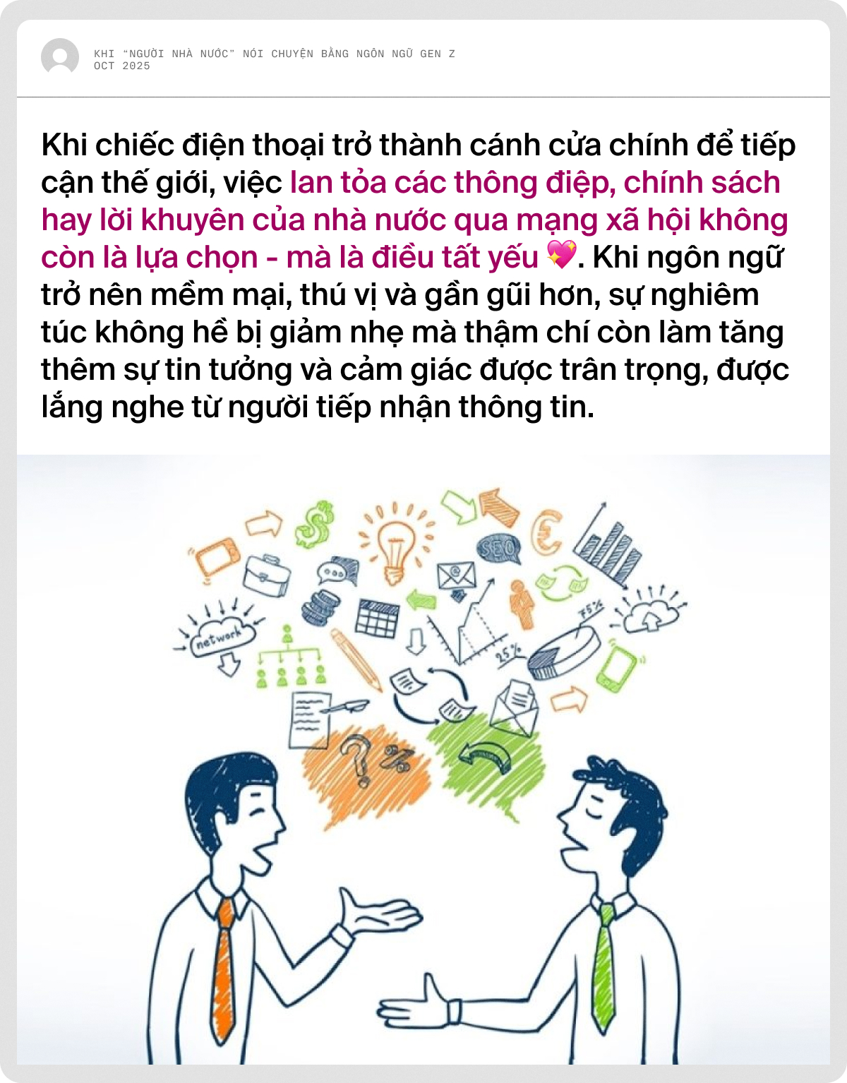 Khi “người nhà nước” nói chuyện bằng ngôn ngữ Gen Z- Ảnh 2.