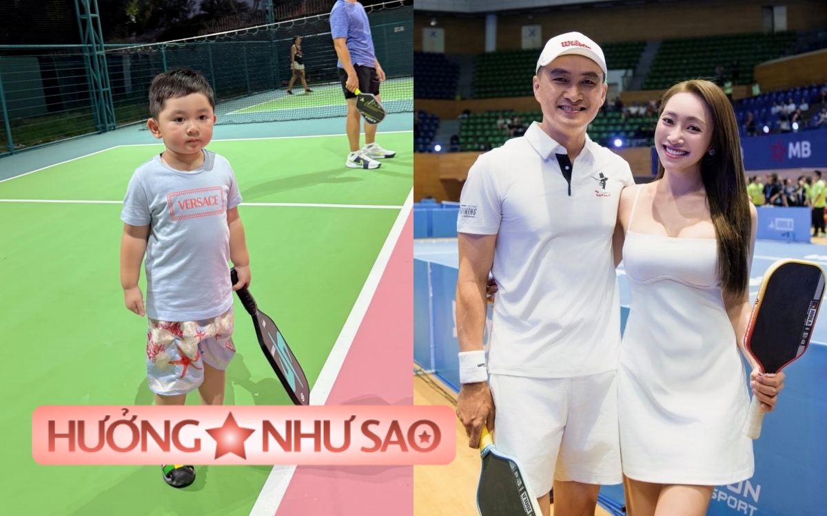 Quý tử nhà sao Việt sành điệu trên sân pickleball, sở hữu cả tủ hàng hiệu gây choáng- Ảnh 1.