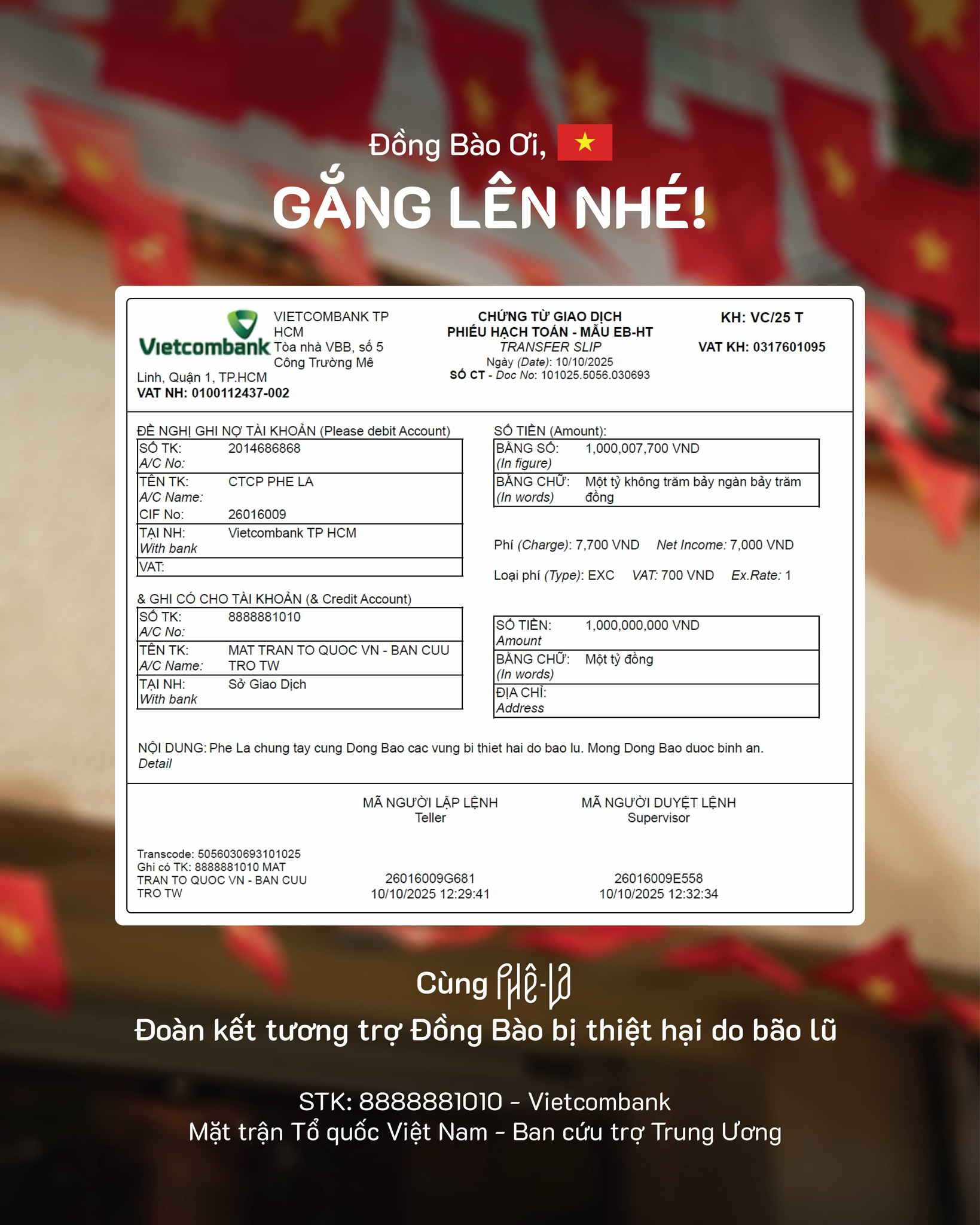 Thông báo mới của Phê La nhận bão tương tác- Ảnh 1.
