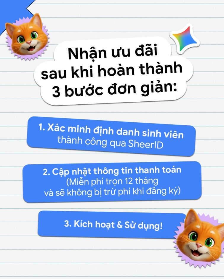 Cách nhận gói AI giá gần 6 triệu đồng dành riêng cho sinh viên Việt Nam- Ảnh 2.