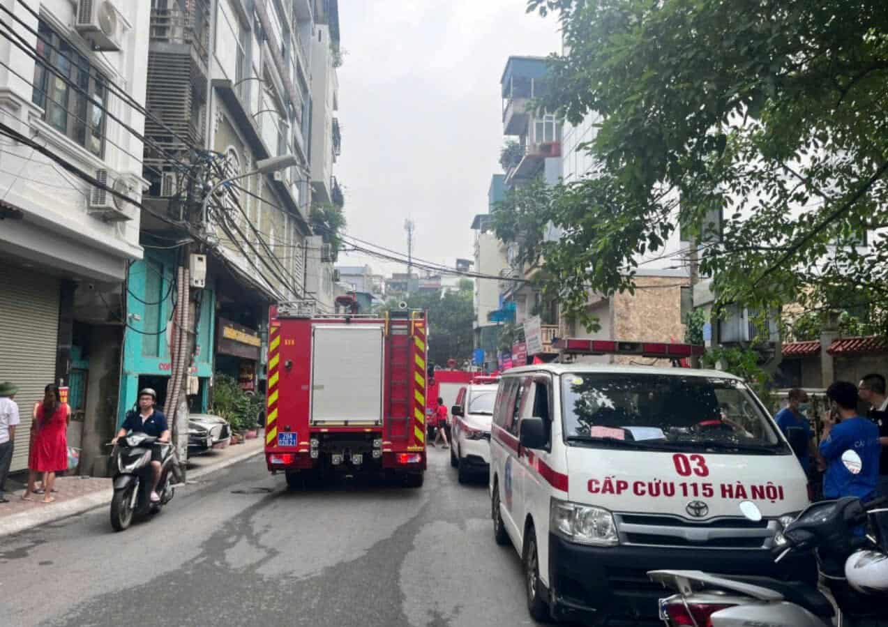 Cháy nhà ở Hà Nội khiến cả gia đình 5 người tử vong- Ảnh 1.
