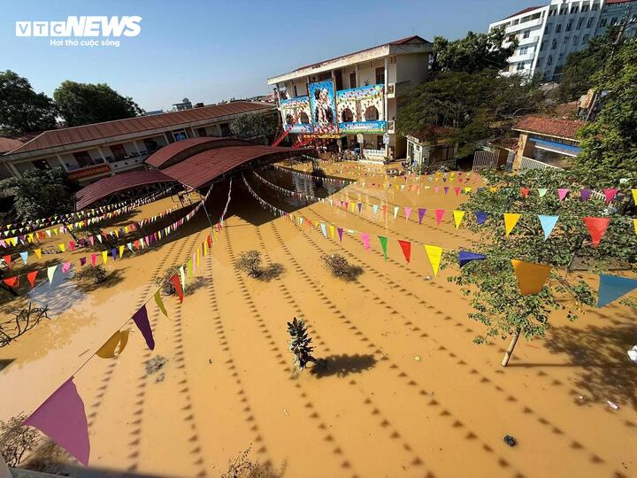 Xót xa hình ảnh trường học ở Thái Nguyên tan hoang sau bão lũ- Ảnh 10.