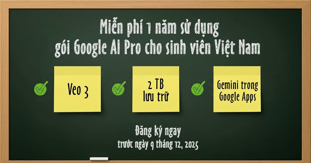 Cách nhận gói AI giá gần 6 triệu đồng dành riêng cho sinh viên Việt Nam- Ảnh 1.