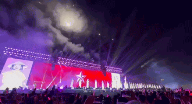 Concert Em Xinh Say Hi ở Mỹ Đình: Miu Lê đứng im như tượng, mãi mới chịu hát- Ảnh 3.