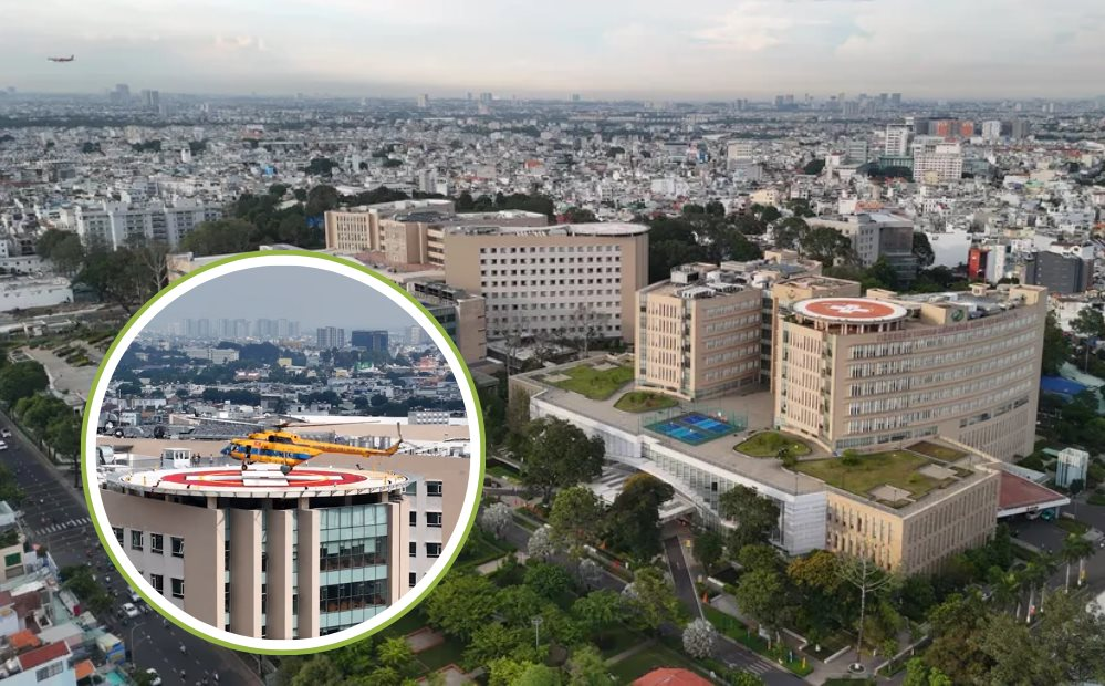 Bệnh viện duy nhất tại Việt Nam có 2 bãi đáp trực thăng, mới khánh thành toà nhà 1000 giường- Ảnh 1.