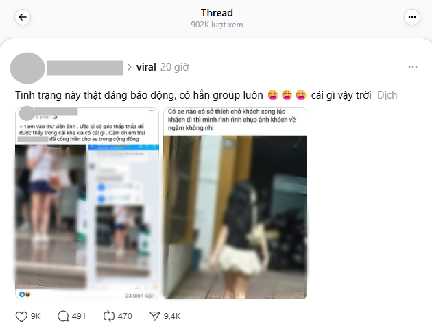 Rúng động: Chụp lén ảnh khách nữ, tung lên nhóm tài xế xe ôm công nghệ, bình luận tục tĩu- Ảnh 1. Rúng động: Chụp lén ảnh khách nữ, tung lên nhóm tài xế xe ôm công nghệ, bình luận tục tĩu- Ảnh 1.