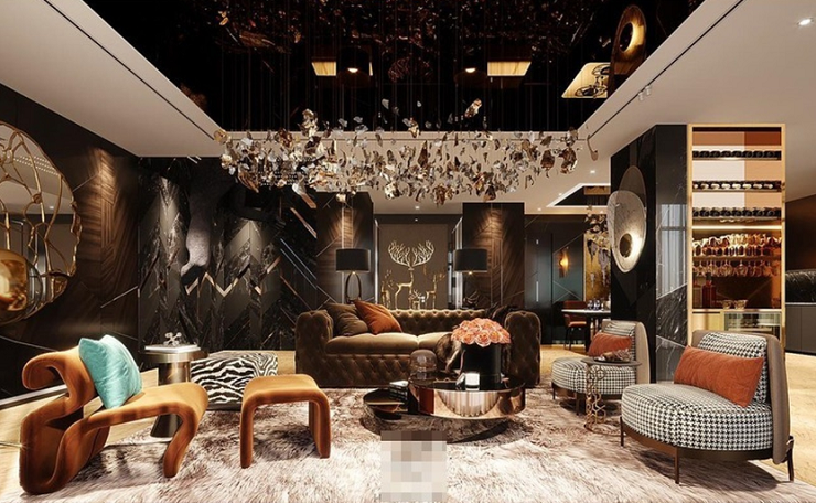 Bên trong penthouse 80 tỷ vừa bị khám xét của Ngân 98 - Lương Bằng Quang- Ảnh 3.