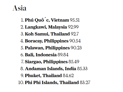 Phú Quốc đứng đầu châu Á, top 3 thế giới!- Ảnh 1.