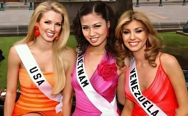Người đẹp đầu tiên đại diện Việt Nam tham dự Miss Universe giờ ra sao?- Ảnh 1.