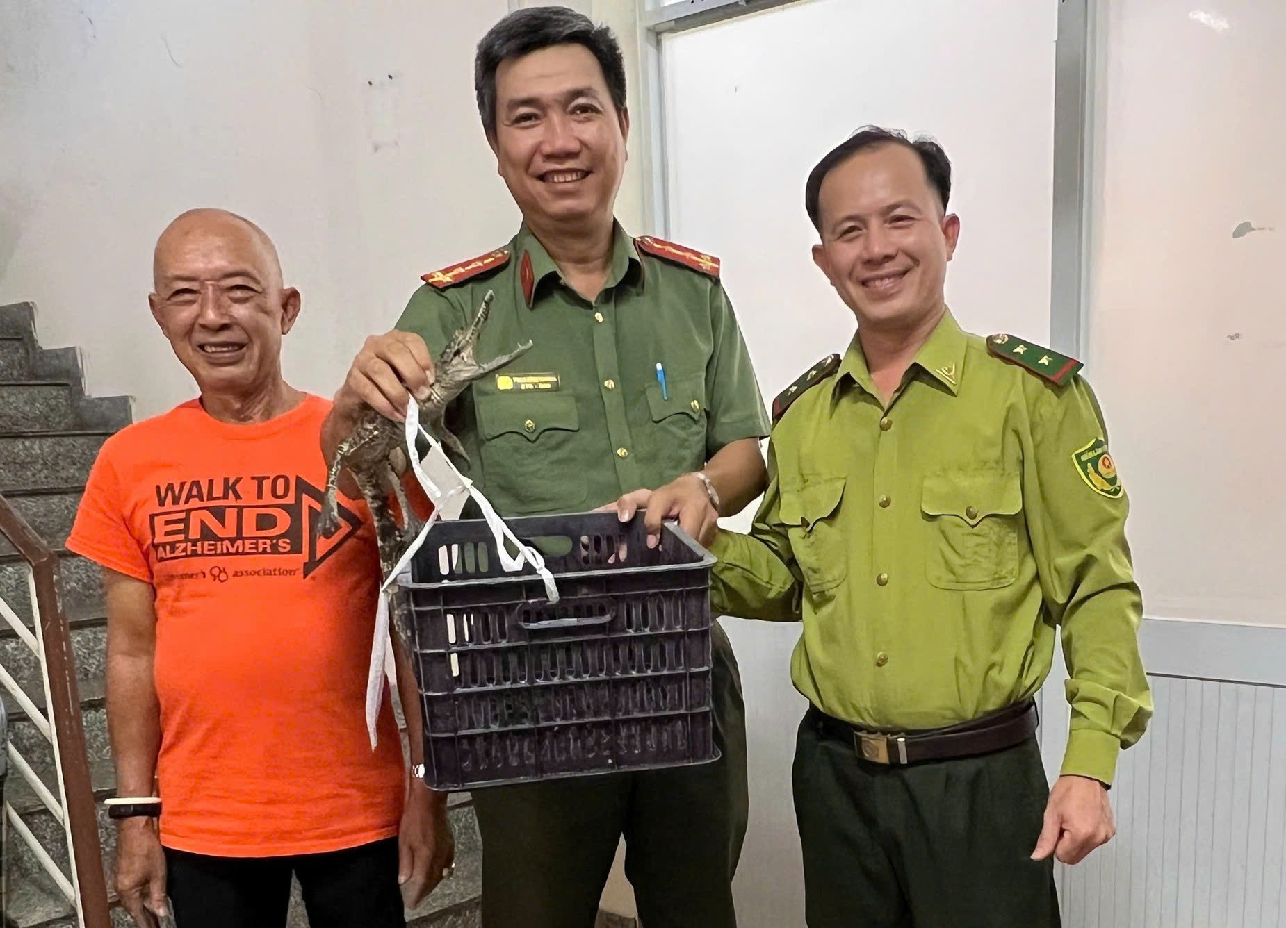 Phát hiện cá sấu trong nhà dân ở TP HCM- Ảnh 1.