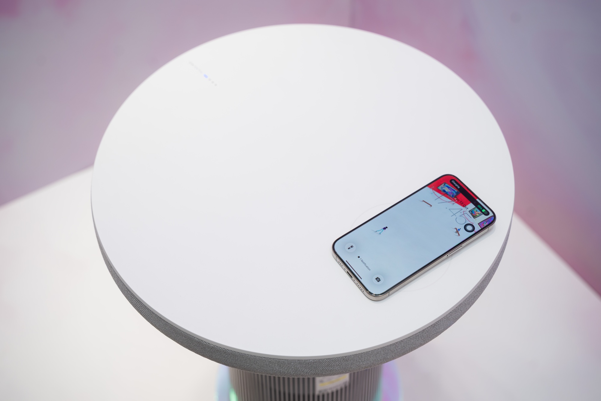 LG giới thiệu máy lọc không khí có cả loa, đèn- Ảnh 3.