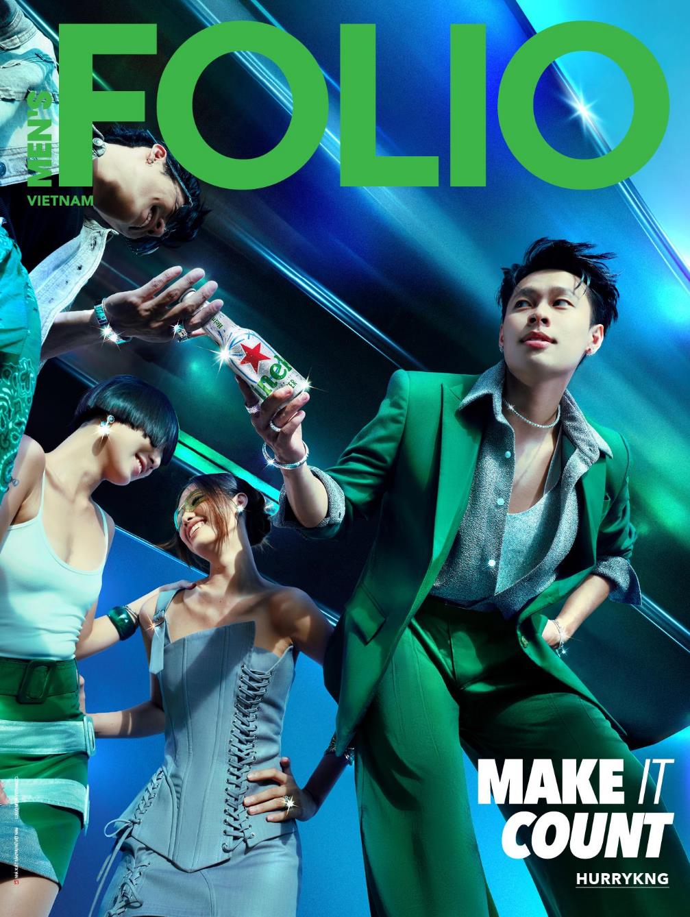 “Khác biệt” với tiệc “chất riêng”: HURRYKNG “unlock” phong cách thời thượng cùng Heineken Silver phiên bản chai nhôm- Ảnh 1.