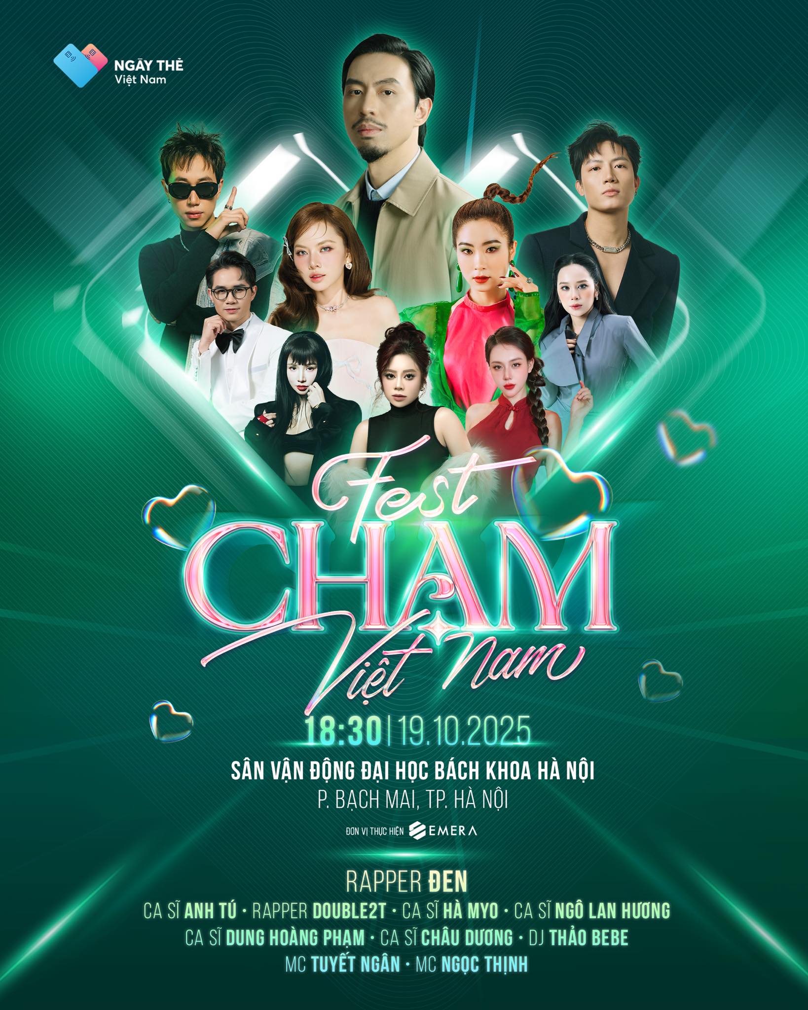 NAPAS tặng vé miễn phí đêm nhạc "Chạm Việt Nam" tại Sóng Festival - Ngày thẻ Việt Nam 2025- Ảnh 1.
