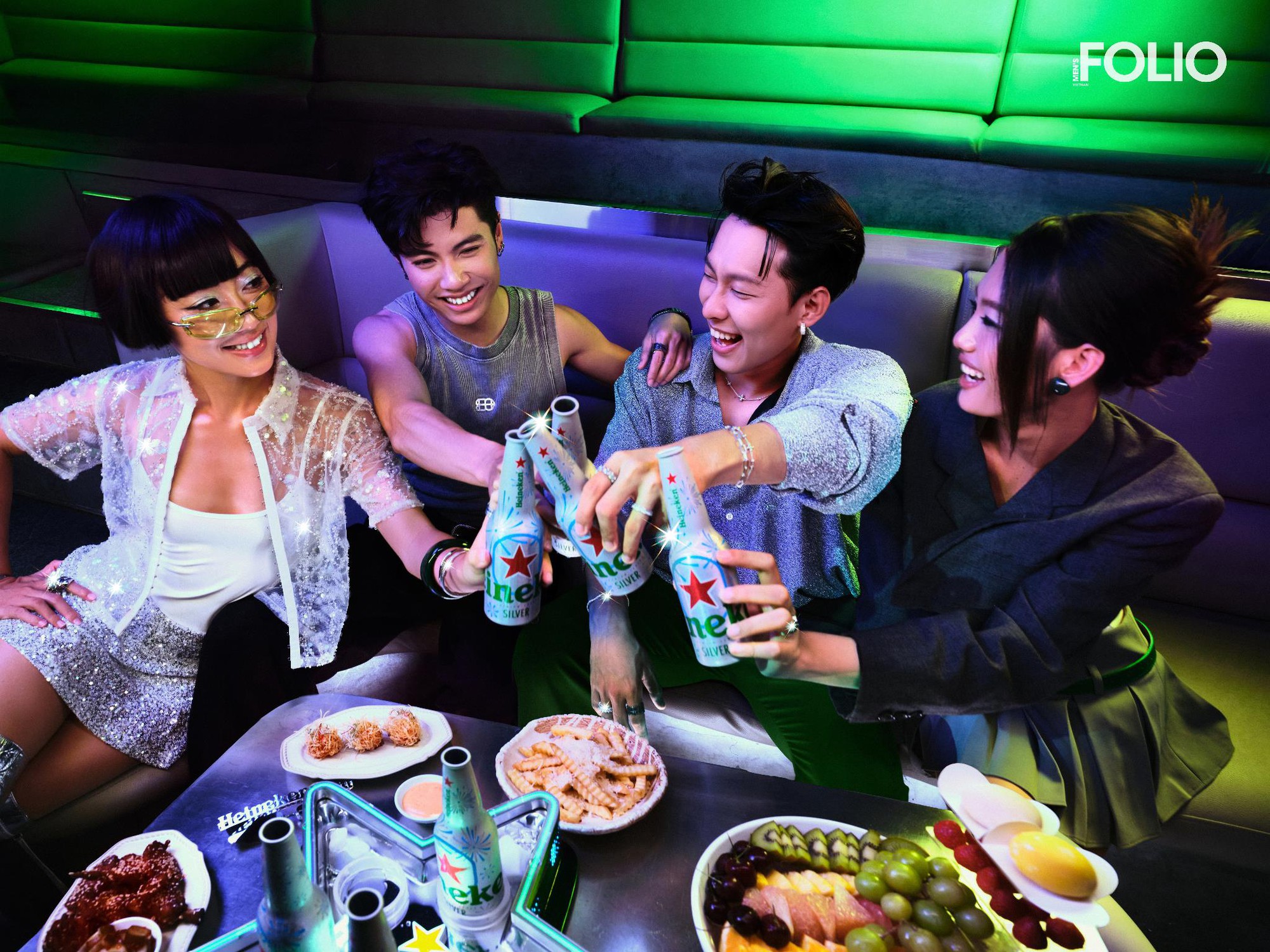 “Khác biệt” với tiệc “chất riêng”: HURRYKNG “unlock” phong cách thời thượng cùng Heineken Silver phiên bản chai nhôm- Ảnh 4.