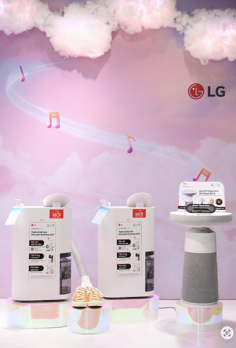 LG giới thiệu máy lọc không khí có cả loa, đèn- Ảnh 5.