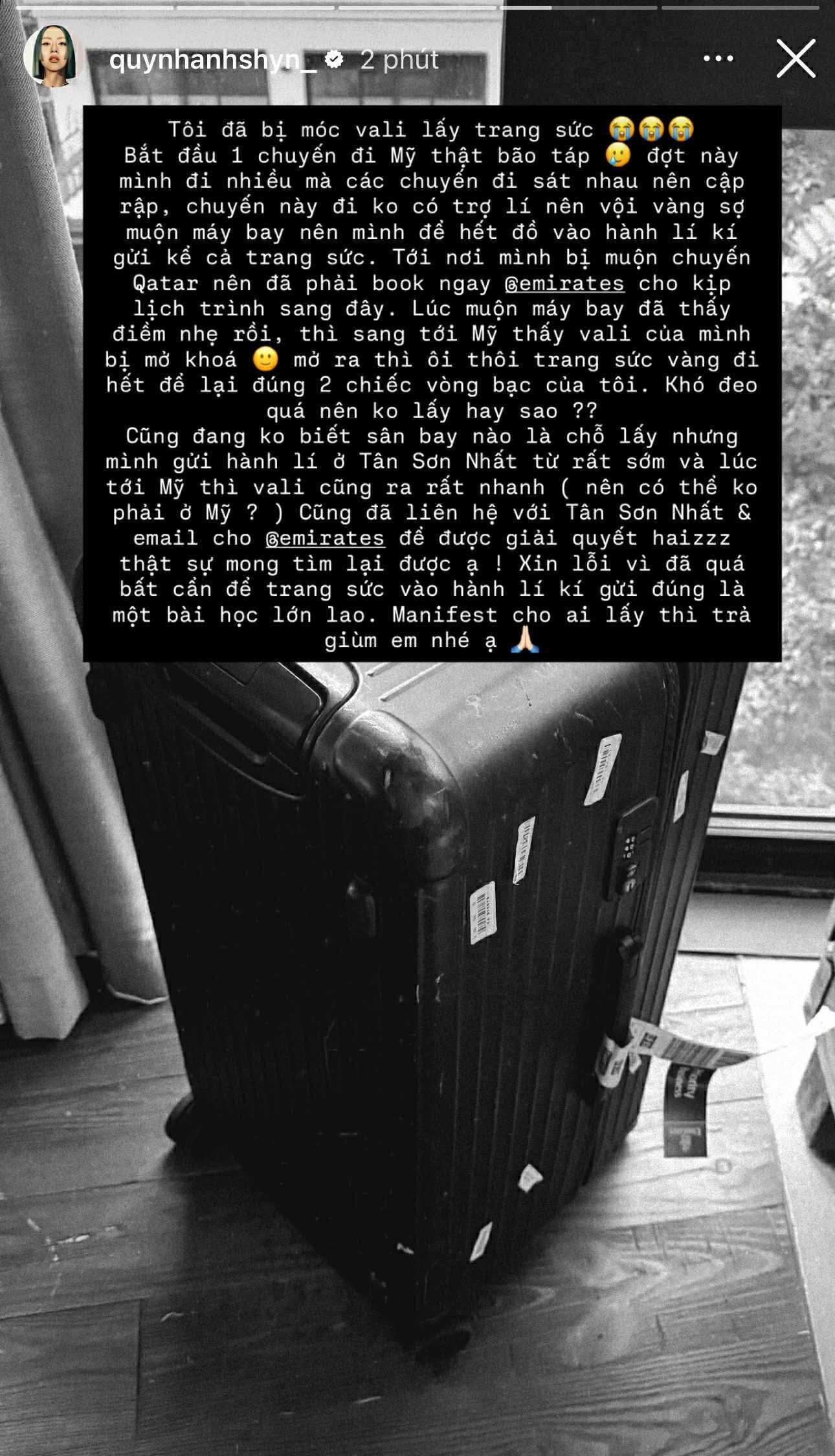 Trên tay Quỳnh Anh Shyn là 2 cái vòng bạc bị kẻ cắp bỏ lại!- Ảnh 1.