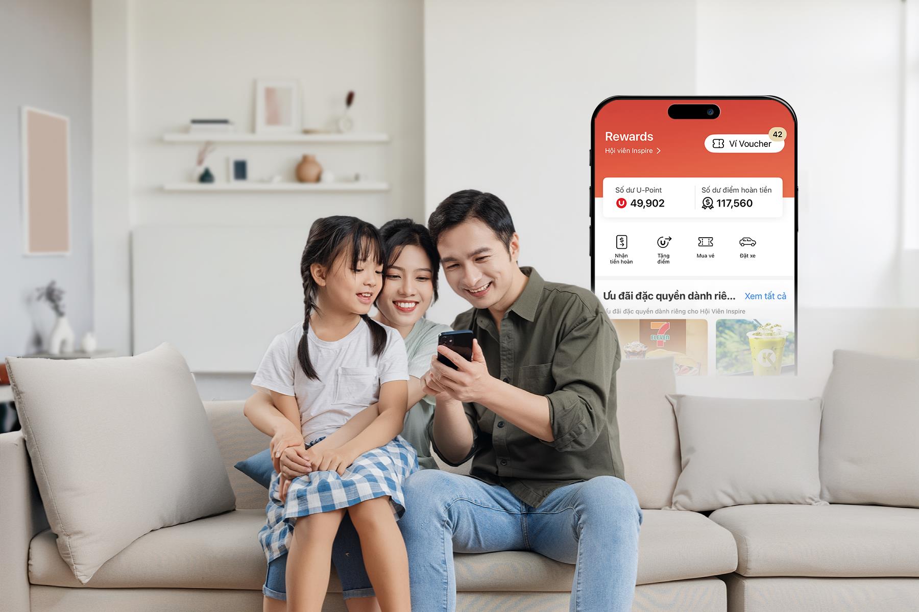 Tích lũy điểm U-Point cùng Techcombank: Điểm thưởng đổi quà, săn deal hấp dẫn mỗi ngày- Ảnh 1.