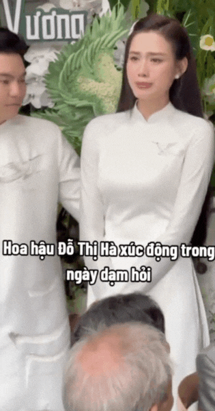 Hoa hậu Đỗ Hà khóc nức nở khi nghe bố chồng chủ tịch nói điều này trong đám cưới- Ảnh 10.