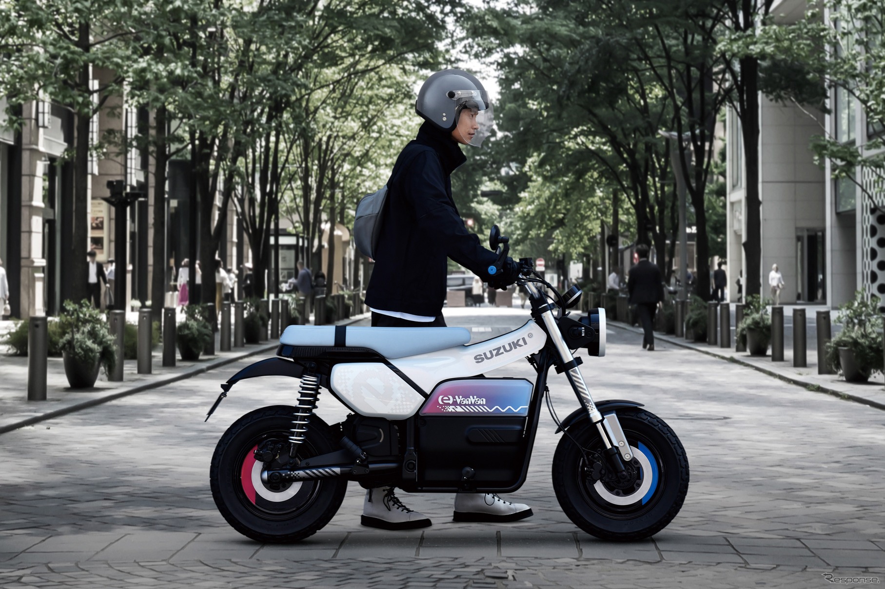 Suzuki chính thức ra mắt mẫu xe máy điện hoàn toàn mới, mang phong cách giống hệt 'Charly cúc cu'- Ảnh 3.