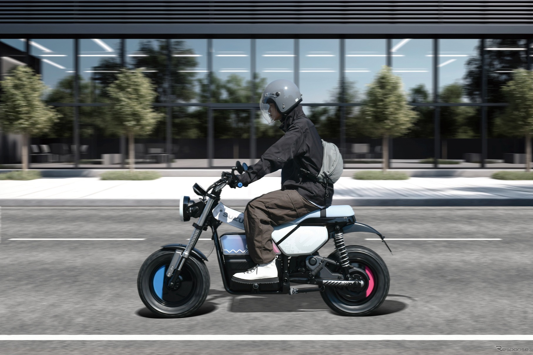 Suzuki chính thức ra mắt mẫu xe máy điện hoàn toàn mới, mang phong cách giống hệt 'Charly cúc cu'- Ảnh 2.