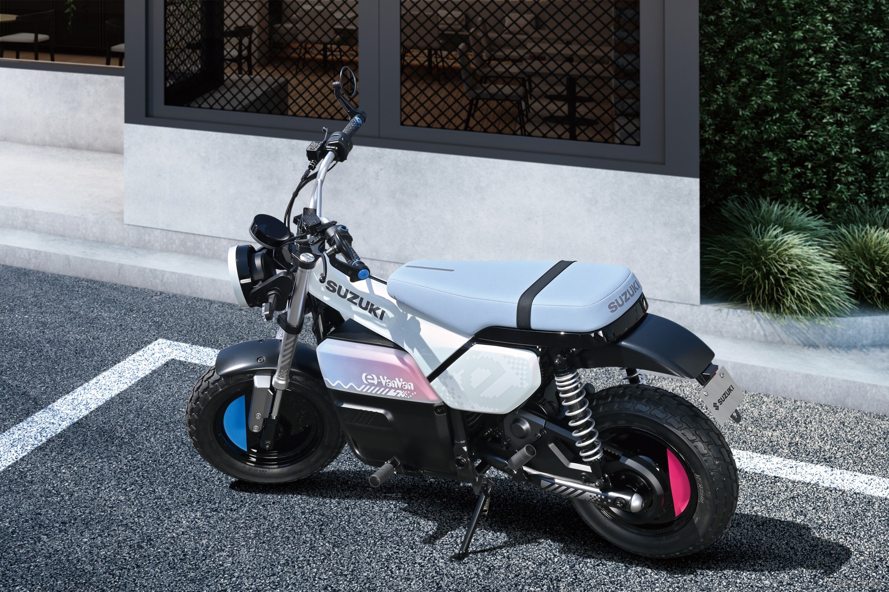 Suzuki chính thức ra mắt mẫu xe máy điện hoàn toàn mới, mang phong cách giống hệt 'Charly cúc cu'- Ảnh 4.