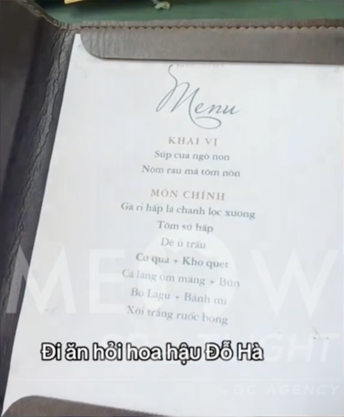 Lộ diện menu tiệc ăn hỏi Đỗ Hà, có món nộm cực thú vị- Ảnh 2.