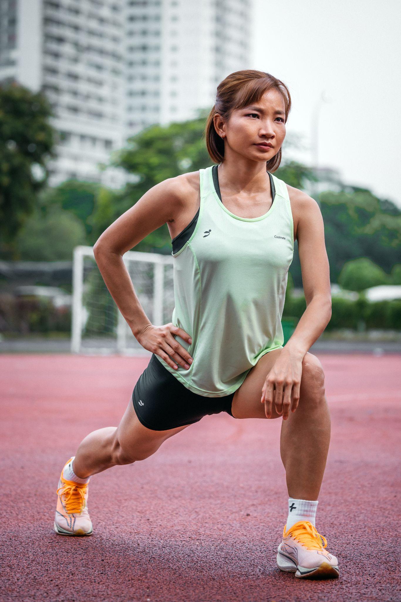 Có gì ở bộ sưu tập chạy bộ nữ của nữ hoàng điền kinh Nguyễn Thị Oanh x Coolmate?- Ảnh 2.