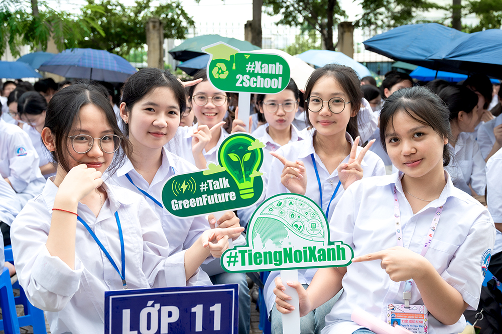 “Tiếng nói Xanh” mùa 3 bùng nổ: Hàng chục nghìn học sinh khuấy động hành trình vì môi trường- Ảnh 1.