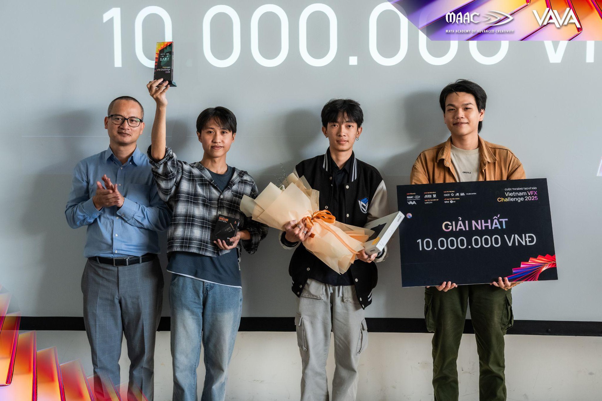 Ba chàng trai 2005 chinh phục ngôi vị Quán quân Vietnam VFX Challenge 2025- Ảnh 1.