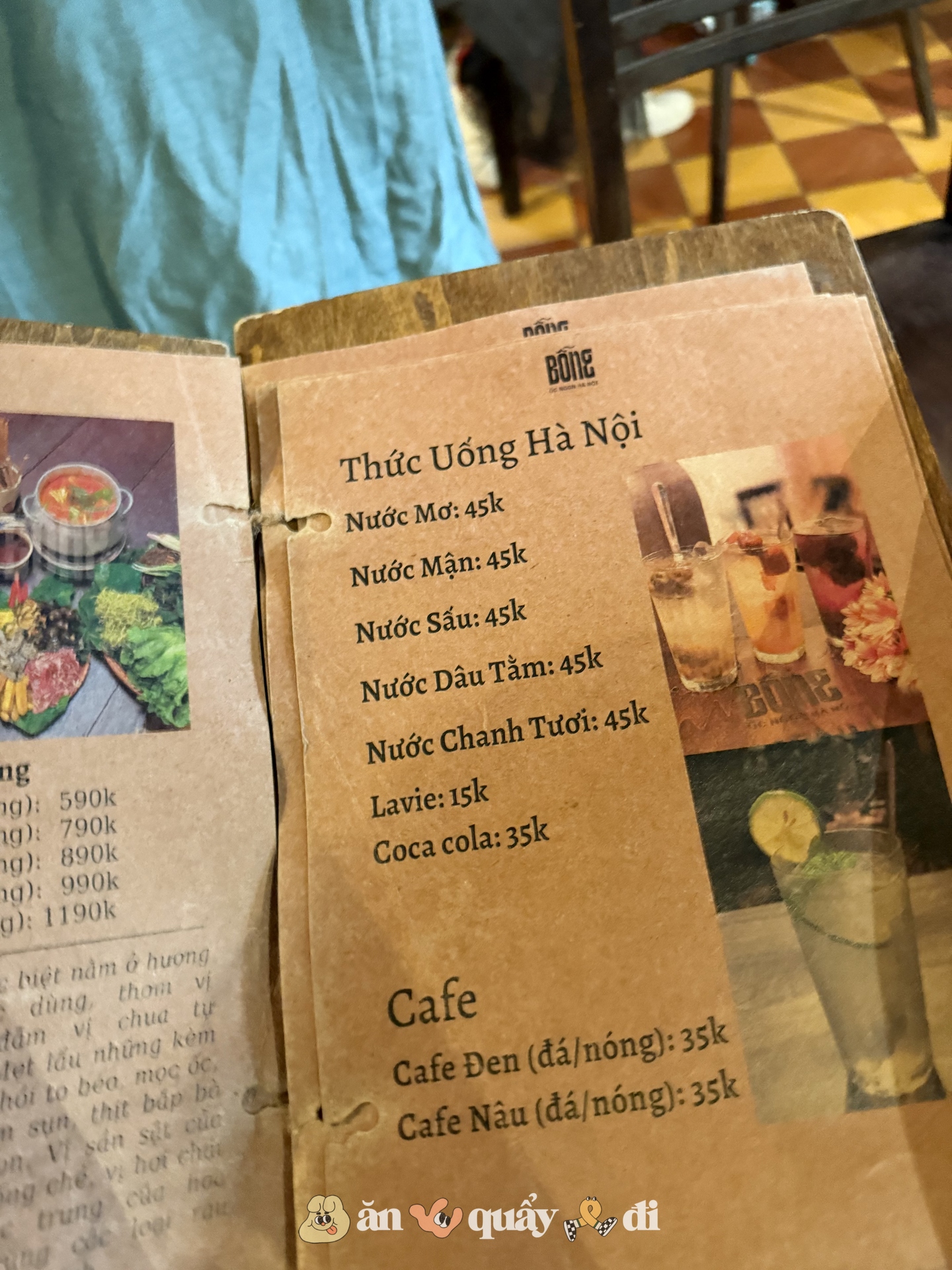 Quán ăn Hà Nội được Bảo Anh khen ngon 