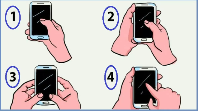 Cách cầm điện thoại nói lên tính cách khác biệt gì ở bạn?- Ảnh 2.