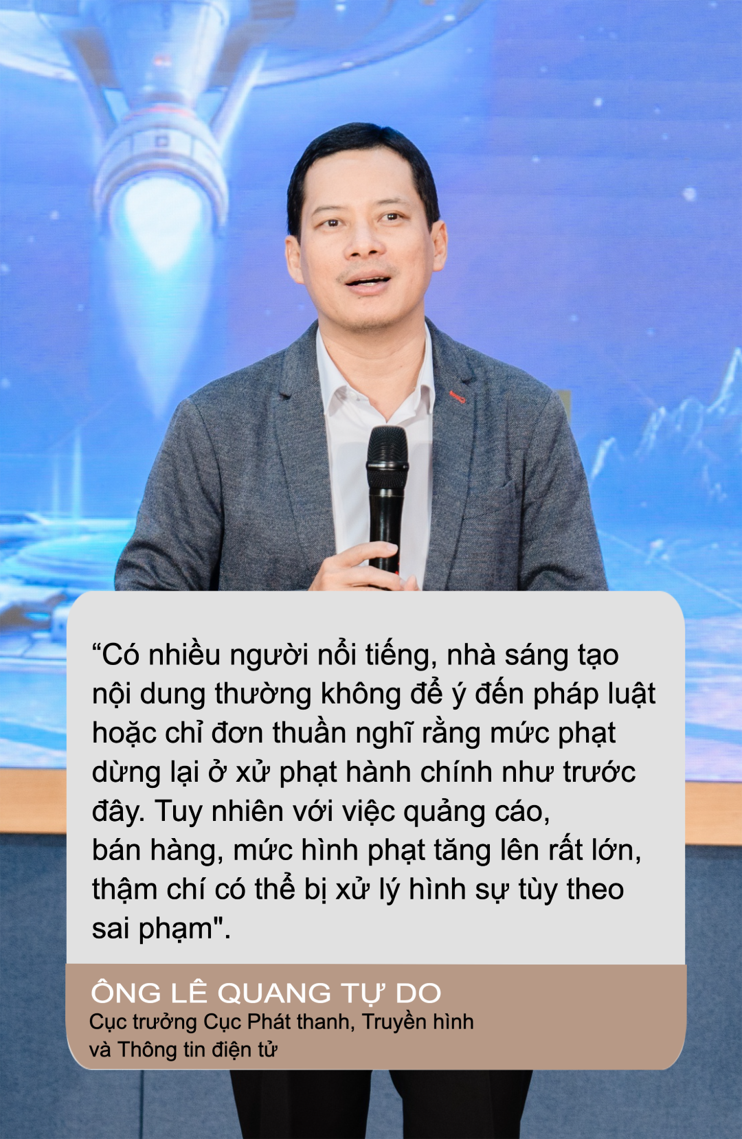 Cục trưởng Lê Quang Tự Do: Nhiều người nổi tiếng, TikToker không để ý pháp luật, nguy cơ bị truy tố hình sự nếu sai phạm- Ảnh 3.
