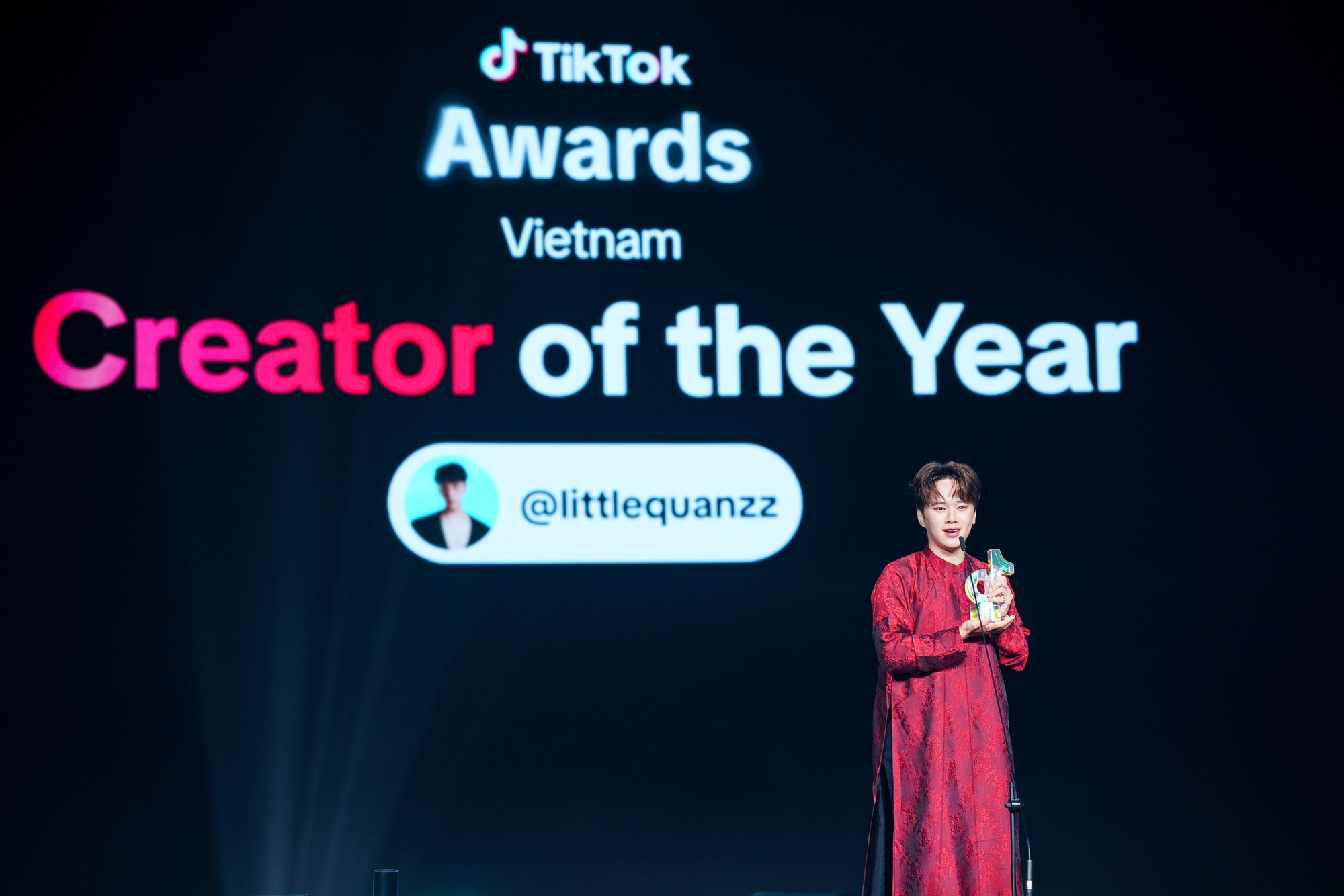TikTok Awards Việt Nam 2025 vinh danh @littlequanzz – Nhà sáng tạo nội dung của năm (Creator of the Year)- Ảnh 2.