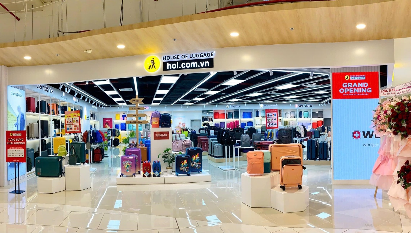House Of Luggage “đổ bộ” AEON Mall Tân An: Thiên đường vali, balo, túi xách hàng hiệu với ưu đãi nhân dịp khai trương- Ảnh 1.